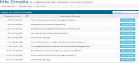 Ver los emails que me envía ServersMX